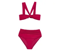 Geraffter Bikini - Rosa