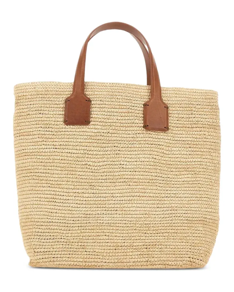 Dragon Diffusion x Sovani Sacha leather-trim tote bag - Nude Nude