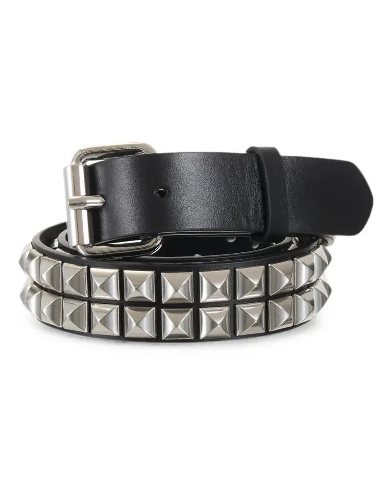 Supreme Being studded leather belt - Schwarz Schwarz