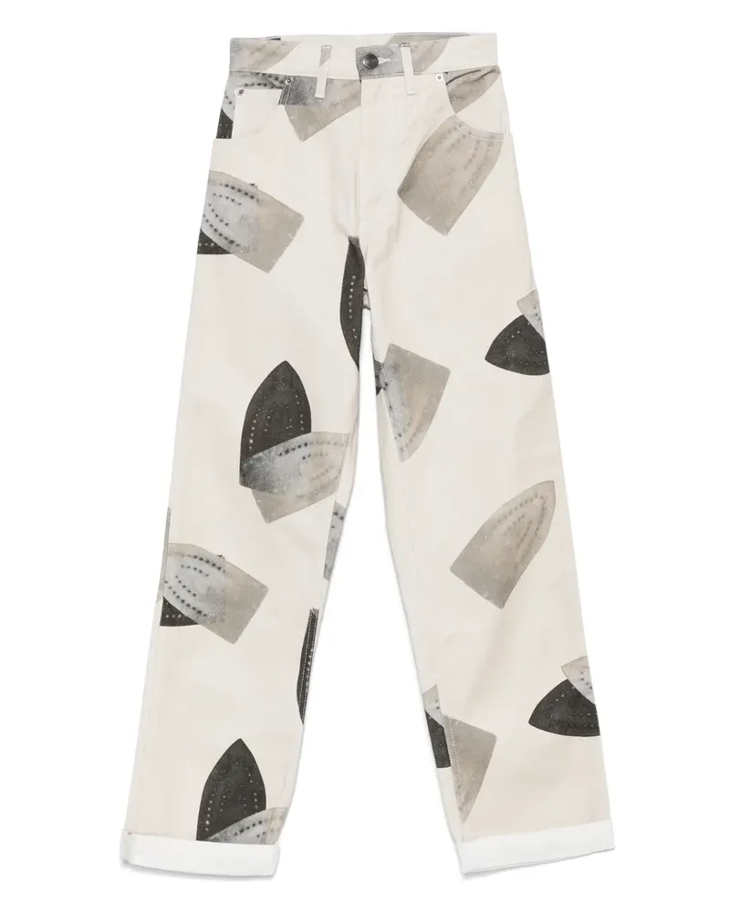 Charles Jeffrey Loverboy Art Jeans - Nude Nude