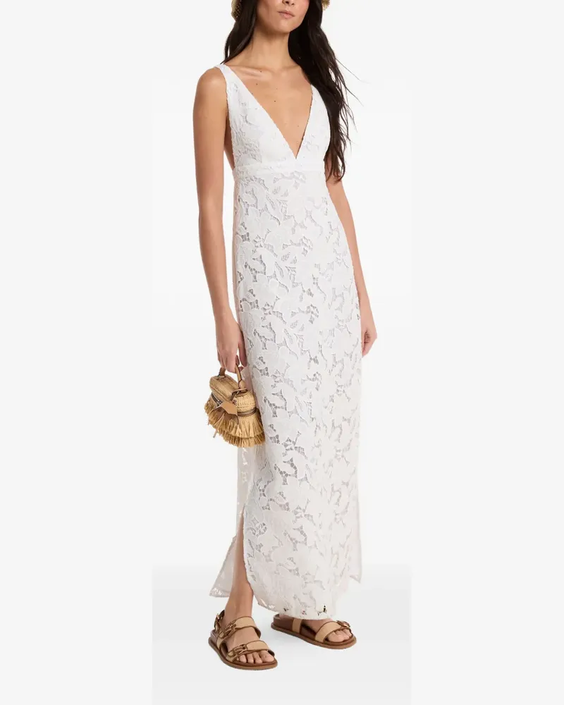 Michael Kors corded-lace maxi dress - Weiß Weiß