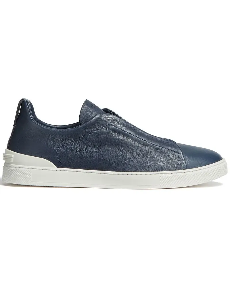 Ermenegildo Zegna Triple Stitch Secondskin Sneakers - Blau Blau