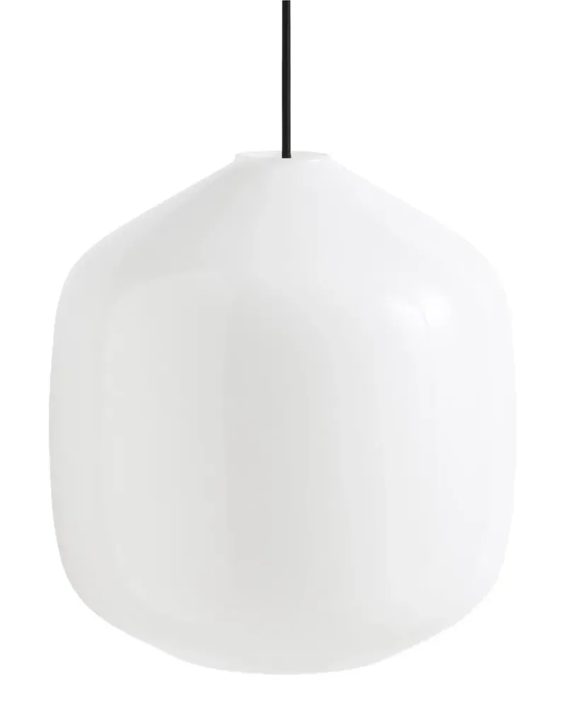 Hay Asymmetrische Buoy Hängelampe aus Opalglas - Weiß Weiß