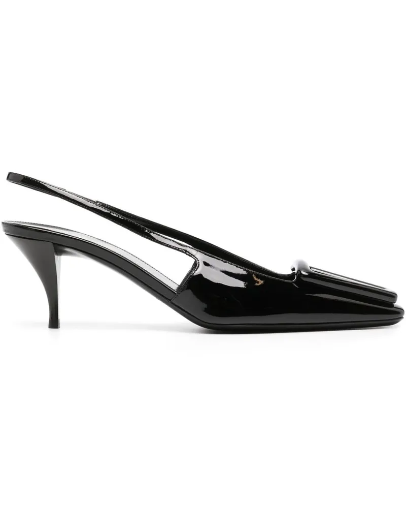 Saint Laurent Tom Slingback-Pumps - Schwarz Schwarz