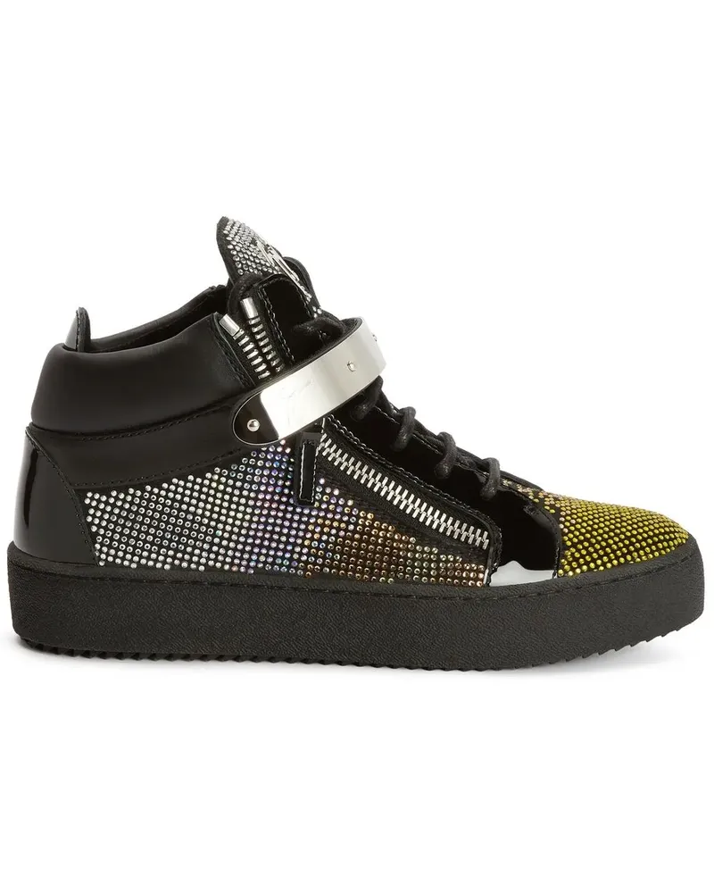 Giuseppe Zanotti Sneakers mit Strass - Schwarz Schwarz