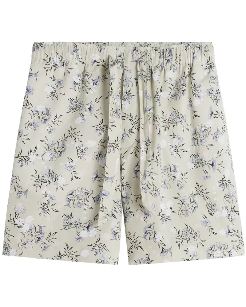 Lanvin Bermudas mit Blumen-Print - Nude Nude