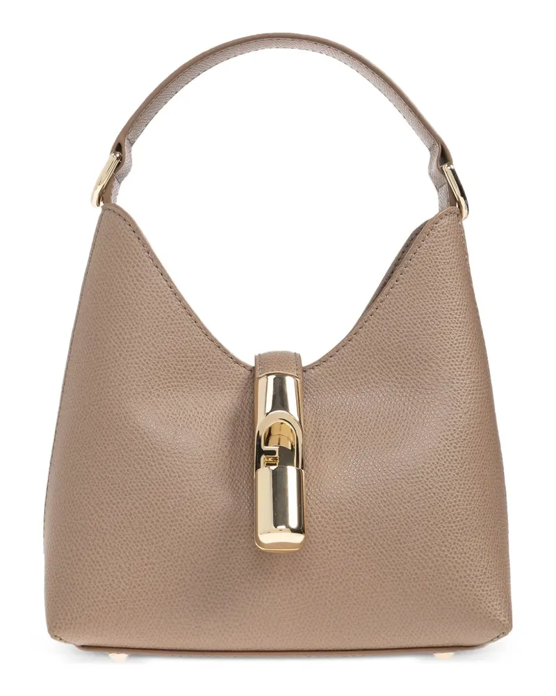 Furla Mini Iride Lock Tote Bag - Nude Nude