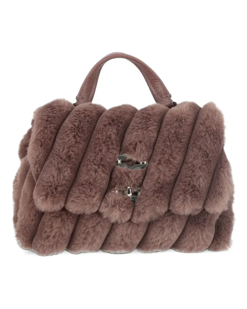Zanellato Postina Fiocco Schultertasche - Braun Braun