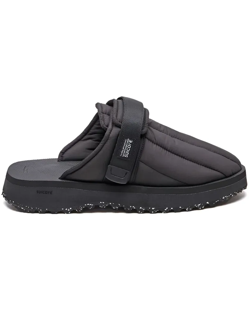 SUICOKE ZAVO-SHELLab Slipper - Schwarz Schwarz