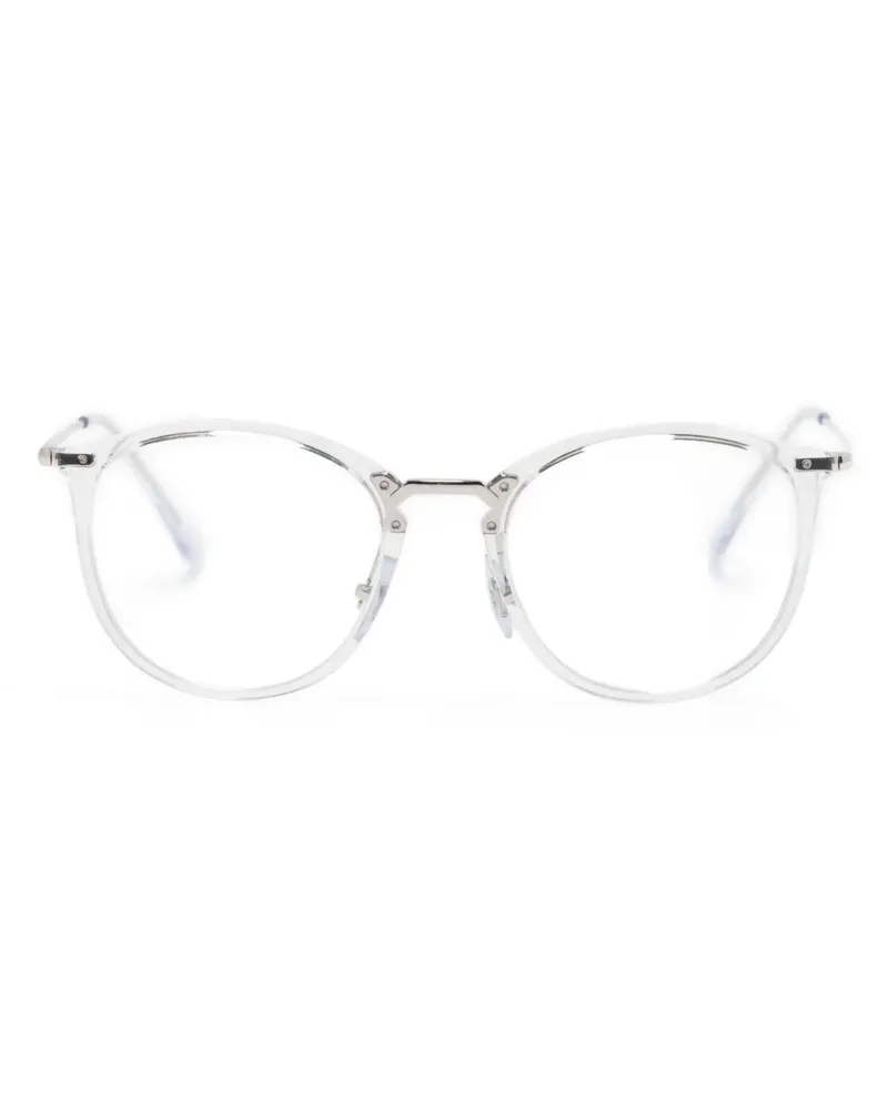 Ray Ban Sonnenbrille mit transparentem Gestell - Weiß Weiß