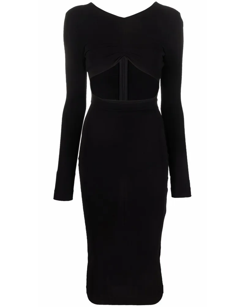 Dsquared2 Kleid mit Cut-Out - Schwarz Schwarz