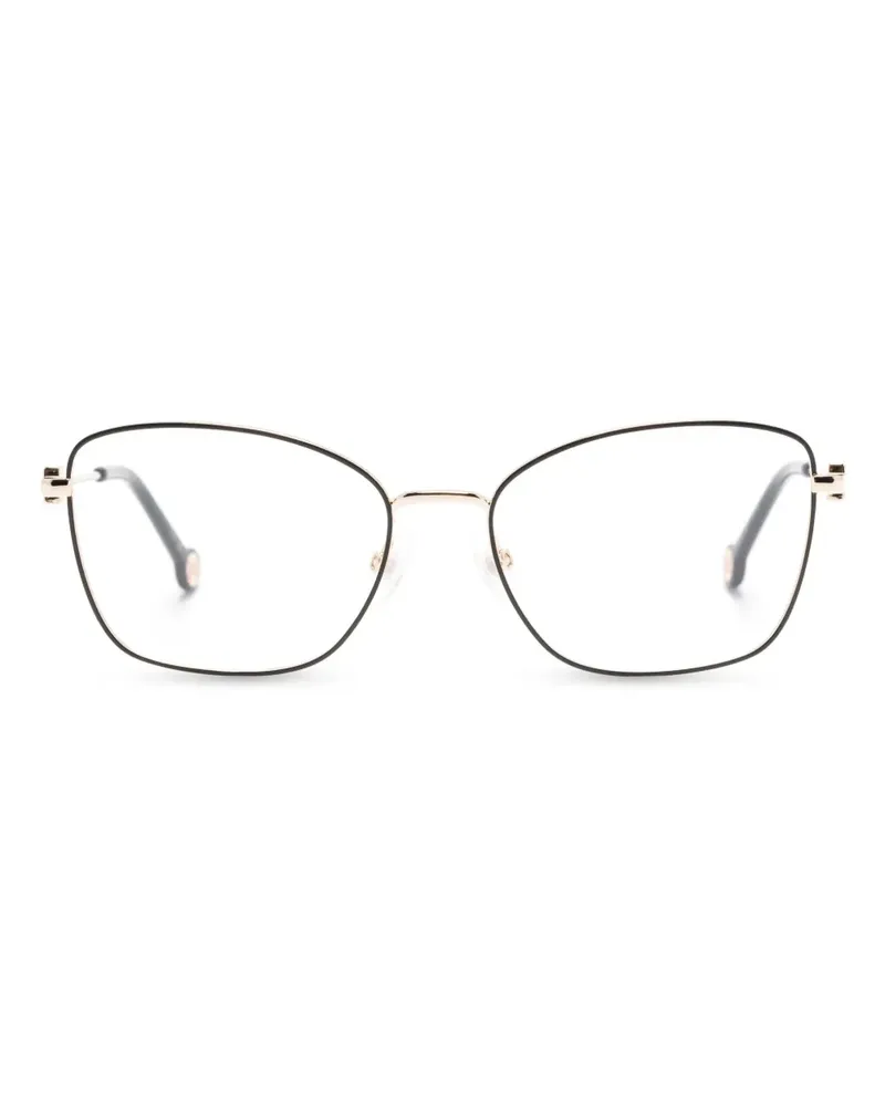 Carolina Herrera New York Brille mit Cat-Eye-Gestell - Gold Gold