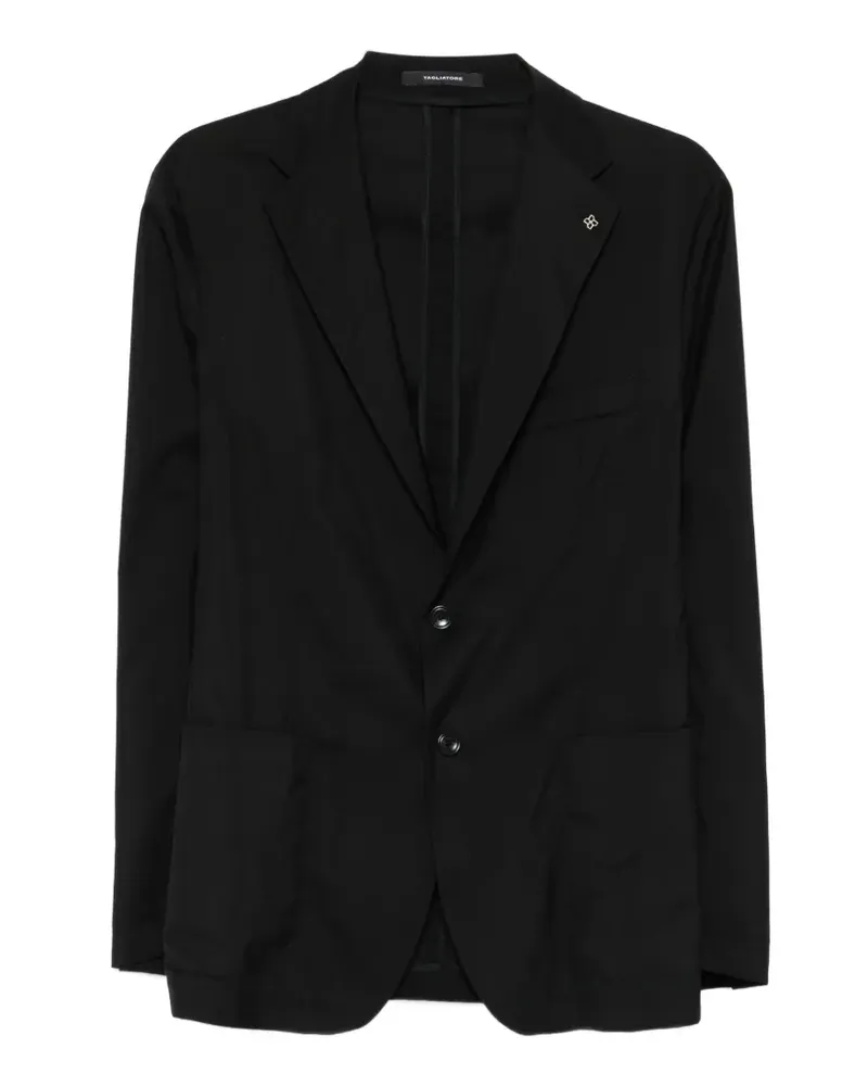 Tagliatore Einreihiges Sakko - Schwarz Schwarz