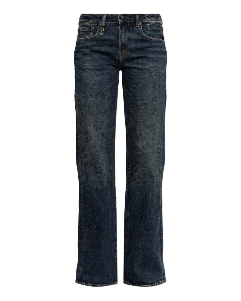 R13 Jeans mit geradem Bein - Blau Blau
