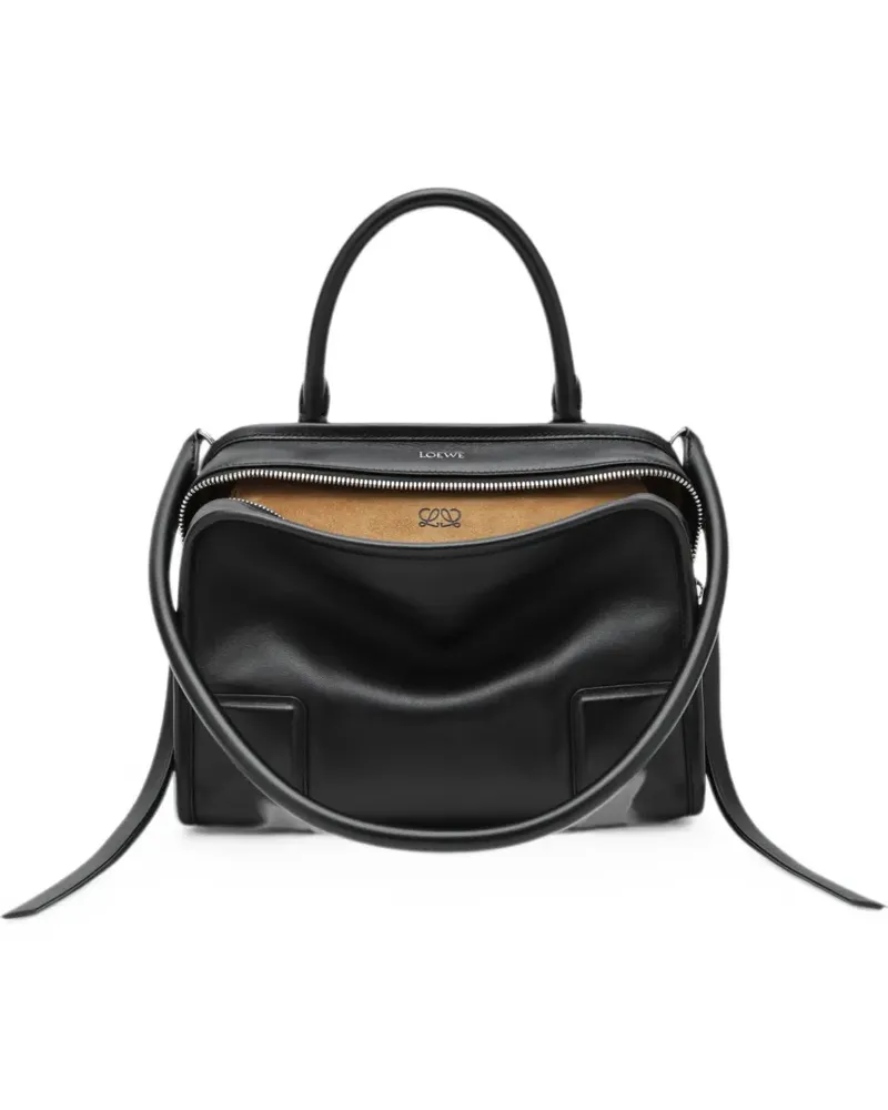 Loewe small leather top handle bag - Schwarz Schwarz
