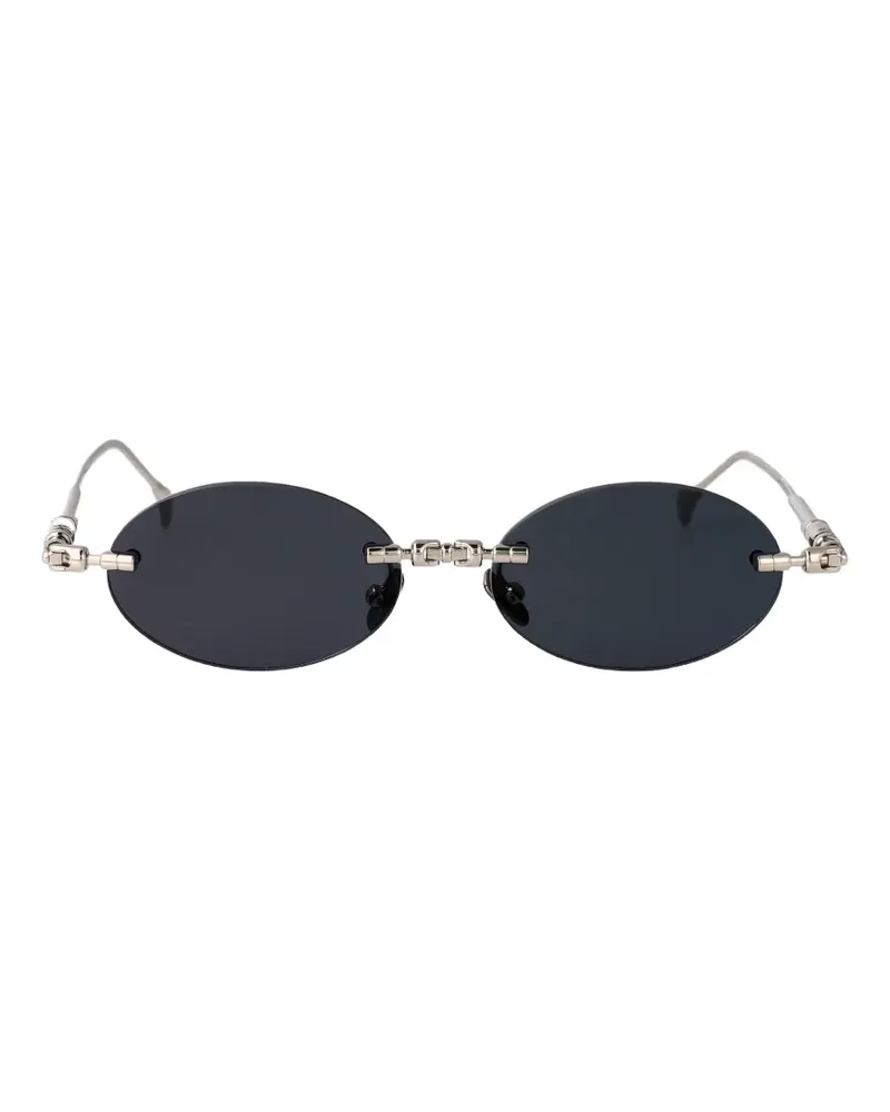 KUBORAUM Maske H62 oval-frame sunglasses - Silber Silber