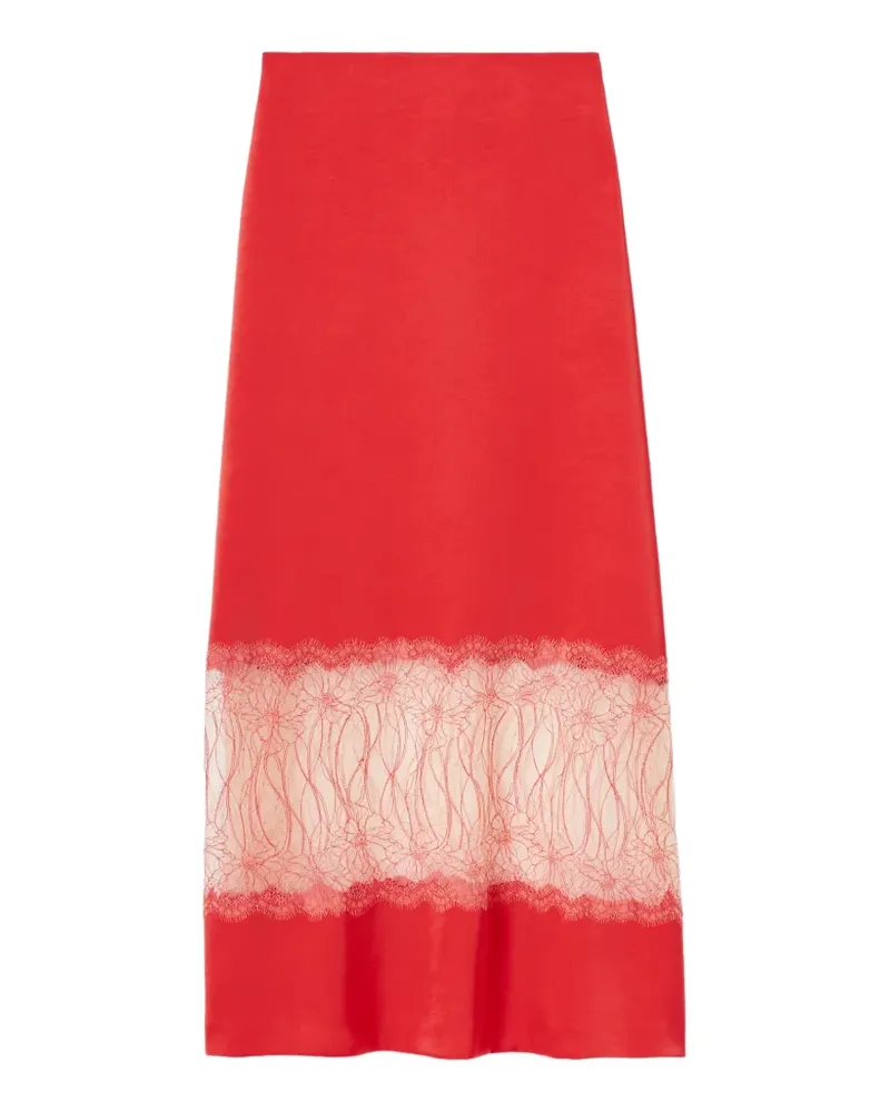 Claudie Pierlot Rock in A-Linie - Rot Rot