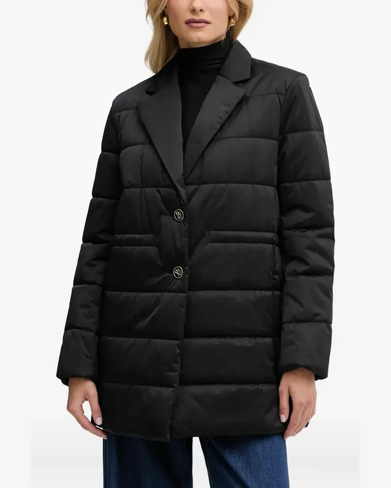 Karl Lagerfeld Steppjacke mit fallendem Revers - Schwarz Schwarz