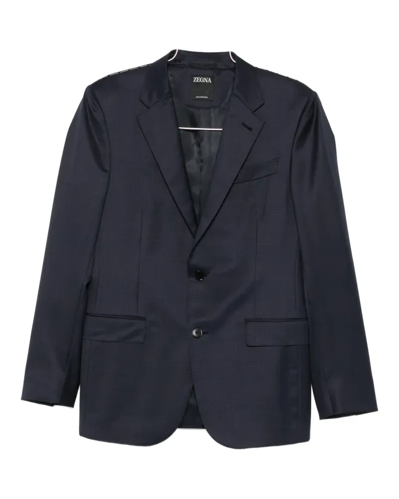 Ermenegildo Zegna single-breasted wool suit - Blau Blau