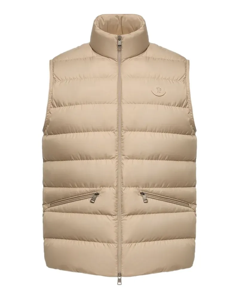 Moncler Gesteppte Weste - Nude Nude