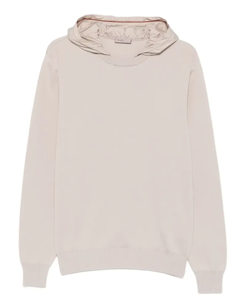 Herno Pullover mit Kapuze - Nude Nude