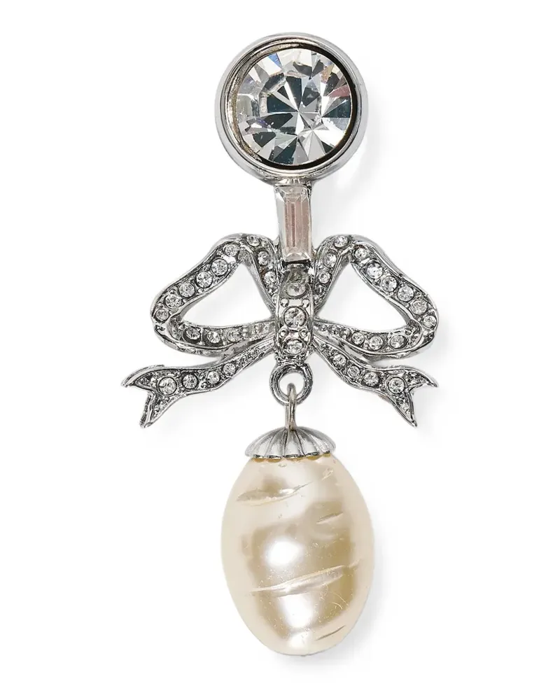 N° 21 Brosche mit Schleifendetail - Silber Silber