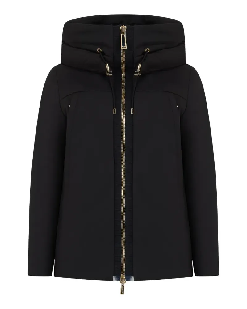 MOORER Ermione-Wi hooded jacket - Schwarz Schwarz