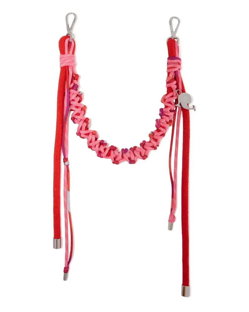 Emilio Pucci Geflochtener Kordelgürtel - Rot Rot