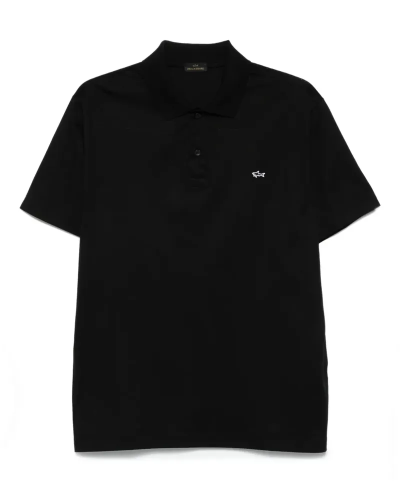 Paul & Shark Poloshirt mit Logo - Schwarz Schwarz
