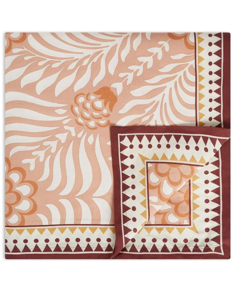 La DoubleJ Mittelgroße Tudor Tischdecke - Rosa Rosa