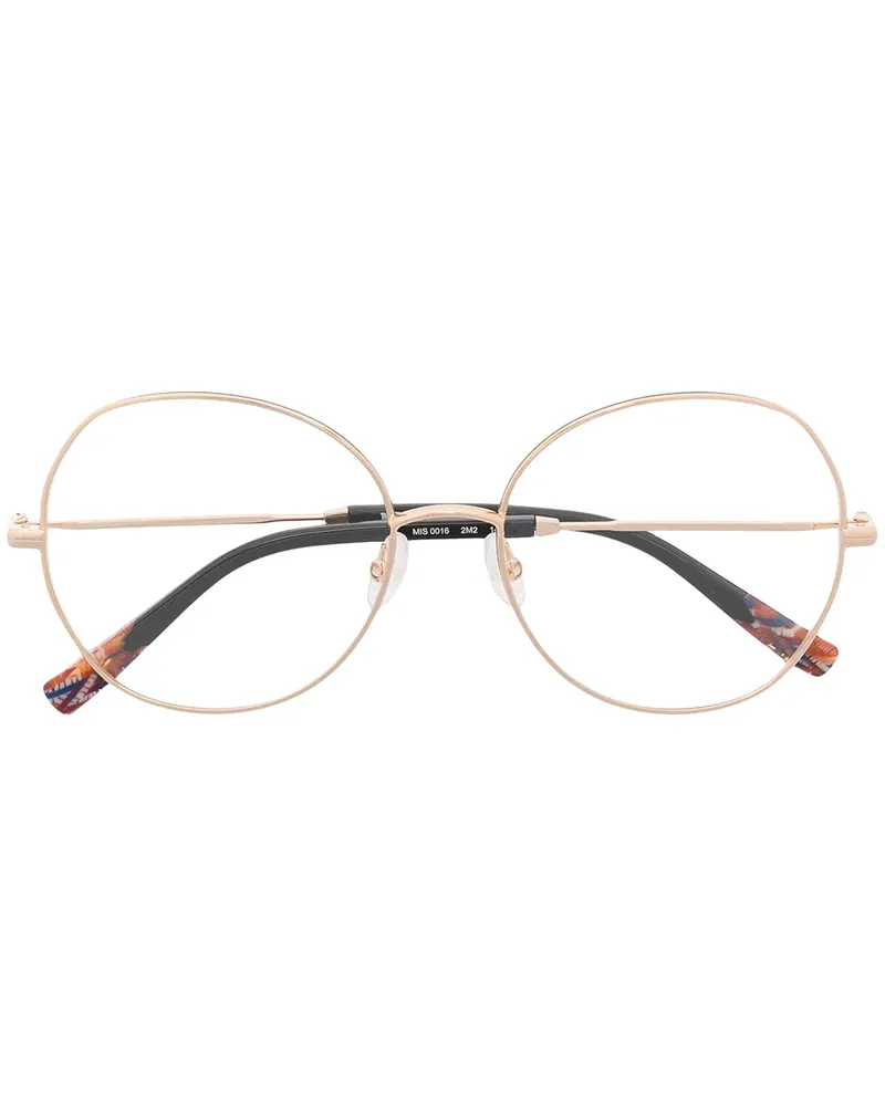Missoni Runde Oversized-Brille - Gold Gold