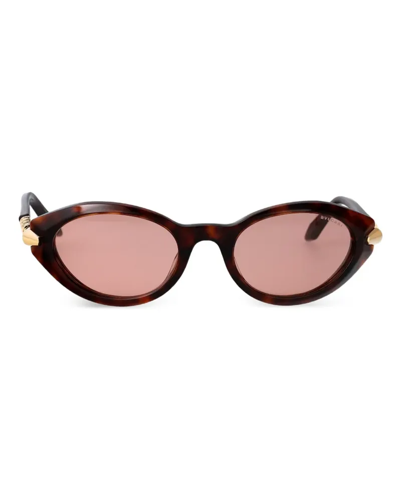Bulgari cat-eye sunglasses - Braun Braun