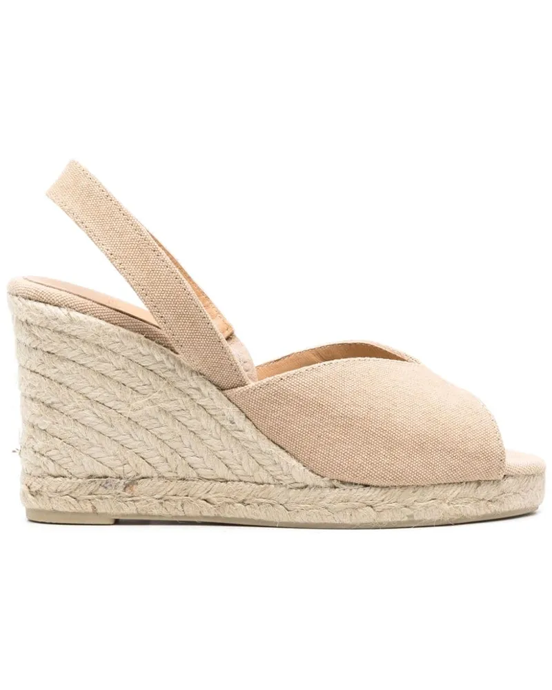 Castañer Brisa Bio-Baumwoll-Espadrilles 95mm - Nude Nude