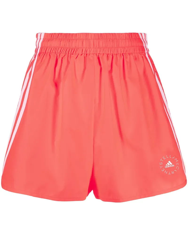 Stella McCartney Laufshorts mit Logo - Rosa Rosa