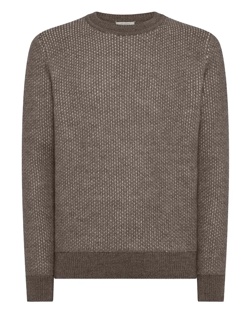 Seventy Pullover mit Rundhalsausschnitt - Braun Braun