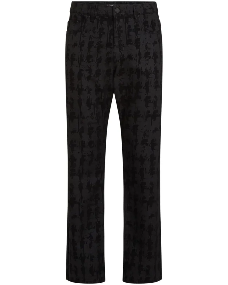 Karl Lagerfeld Gerade Kameo Jeans - Schwarz Schwarz