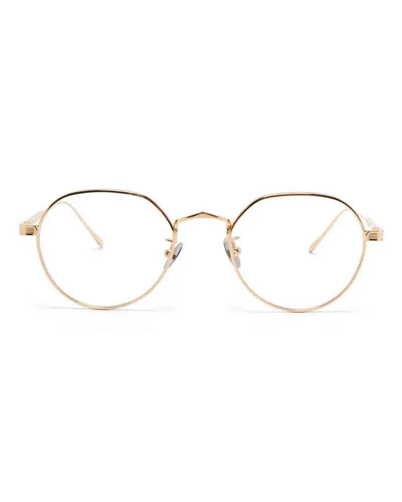 Cartier Brille mit rundem Gestell - Gold Gold