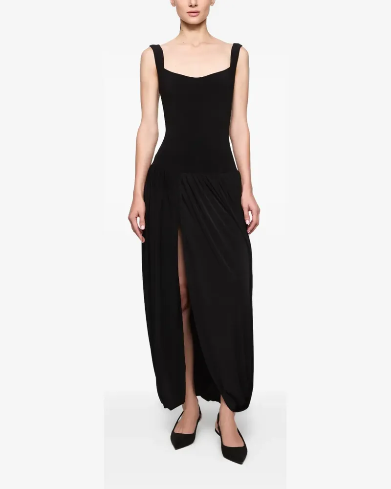 ATU Body Couture Midikleid mit U-Ausschnitt - Schwarz Schwarz