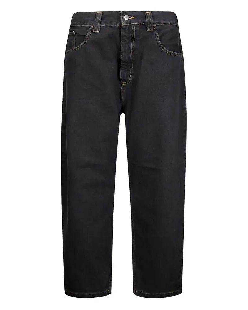 Carhartt WIP Brandon Jeans mit Stone-Wash-Effekt - Schwarz Schwarz