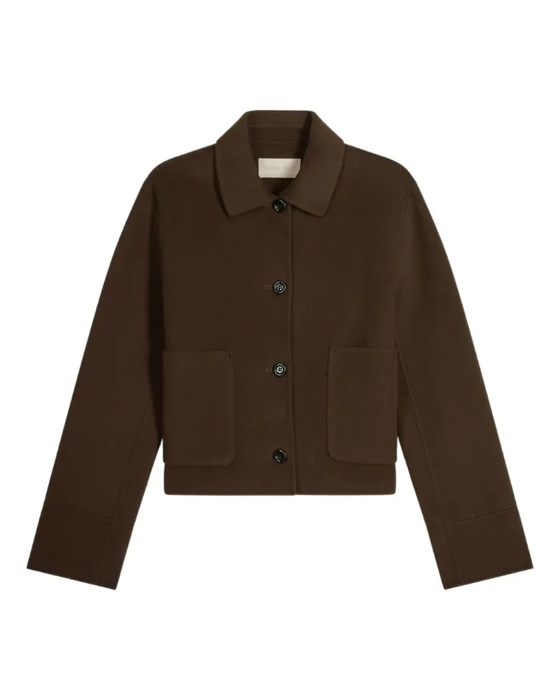 Vanessa Bruno Kurze Henri Jacke - Braun Braun