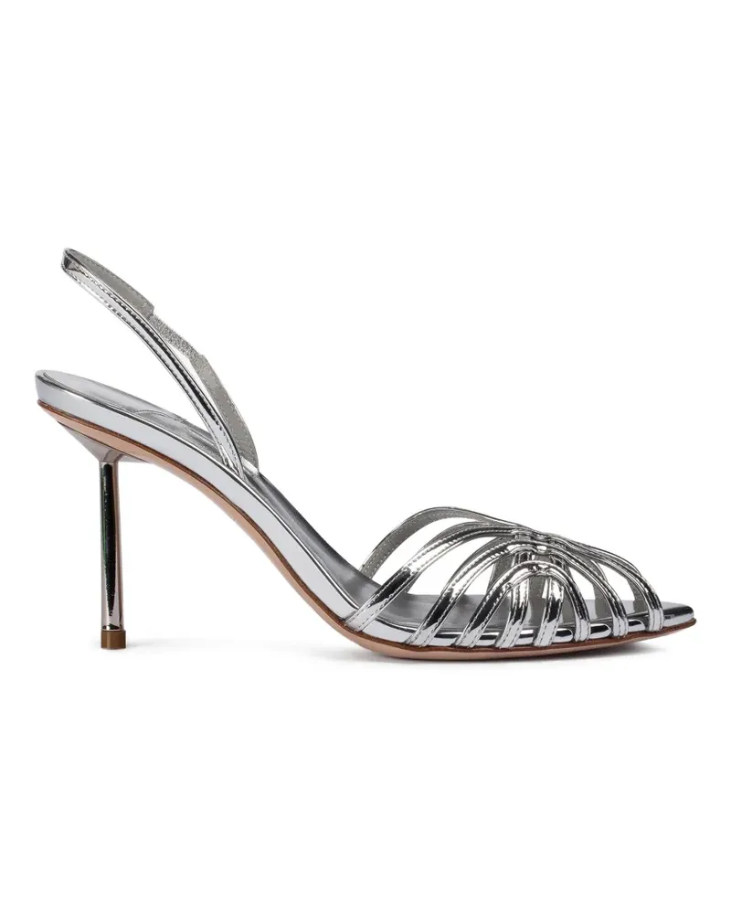 Le Silla Embrace pointed-toe sandals - Silber Silber