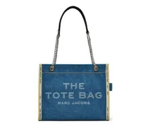 The Tote Bag Tote Bag aus Denim mit Kettendetail - Blau