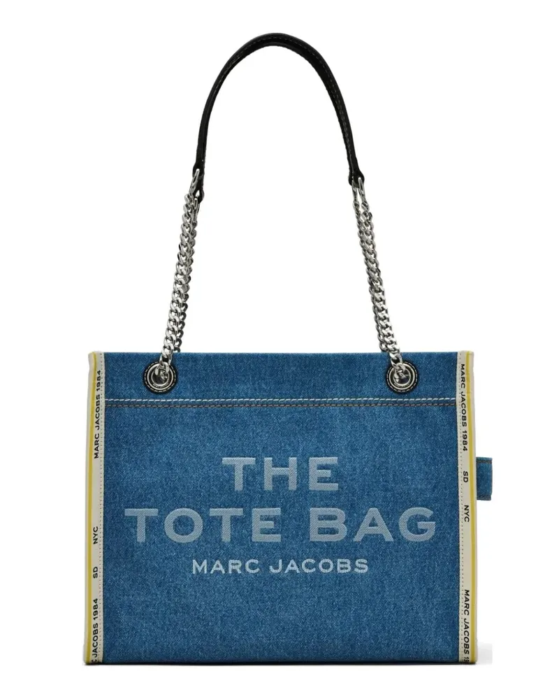 Marc Jacobs The Tote Bag chain-link denim tote bag - Blau Blau