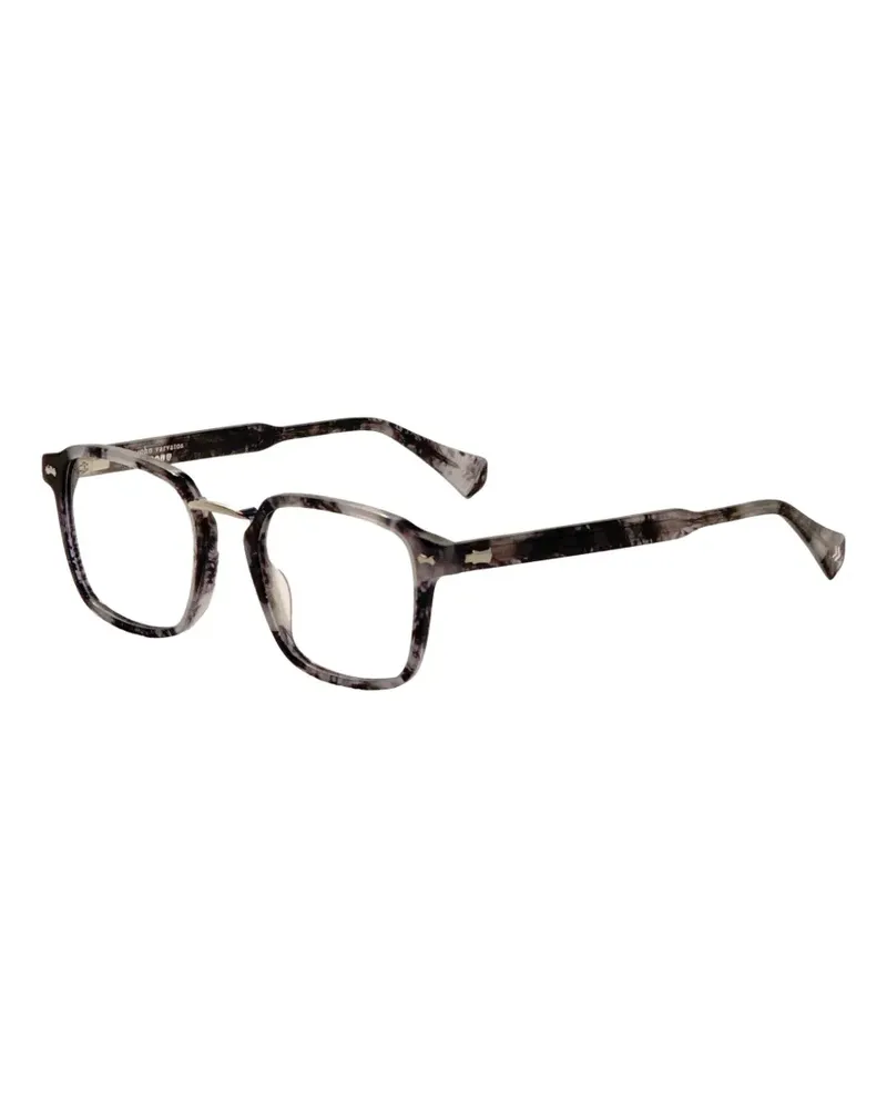 John Varvatos Eckige Brille in Schildpattoptik - Grau Grau