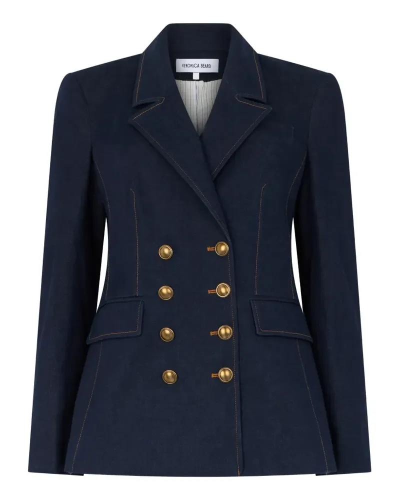 Veronica Beard double-breasted blazer - Blau Blau