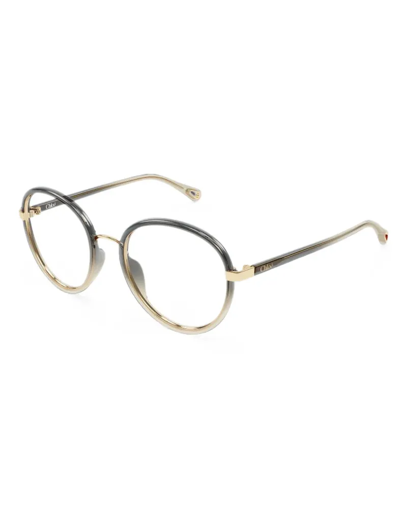 Chloé Brille mit rundem Gestell - Grau Grau