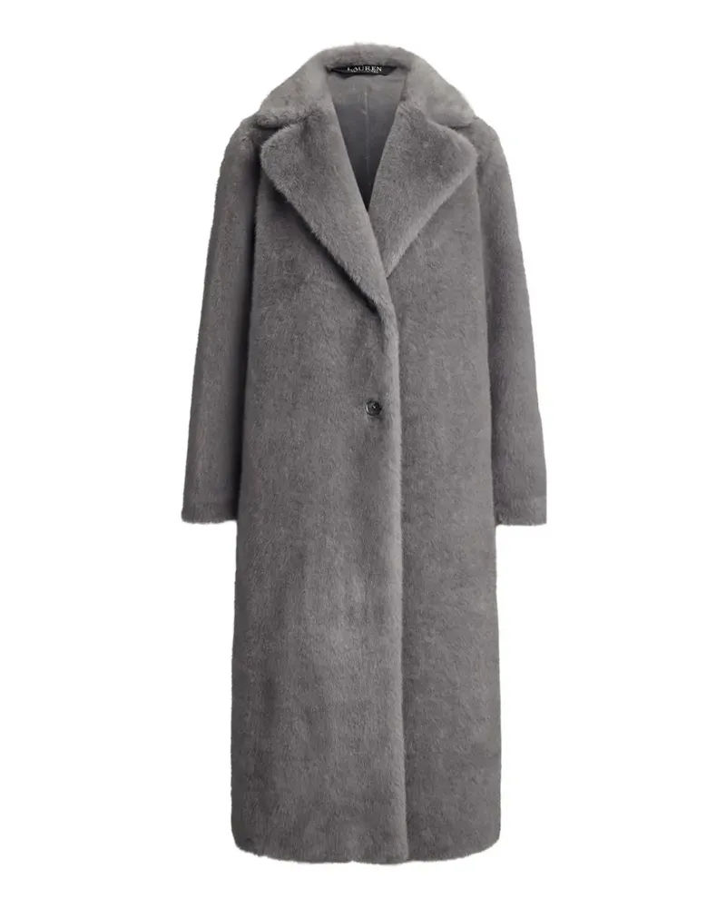 Ralph Lauren Mantel mit fallendem Revers - Grau Grau