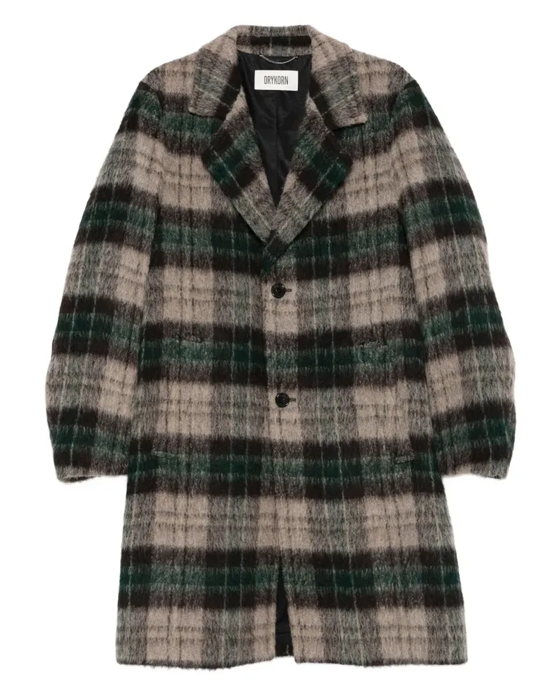 Drykorn Karierter Soleno Mantel - Braun Braun