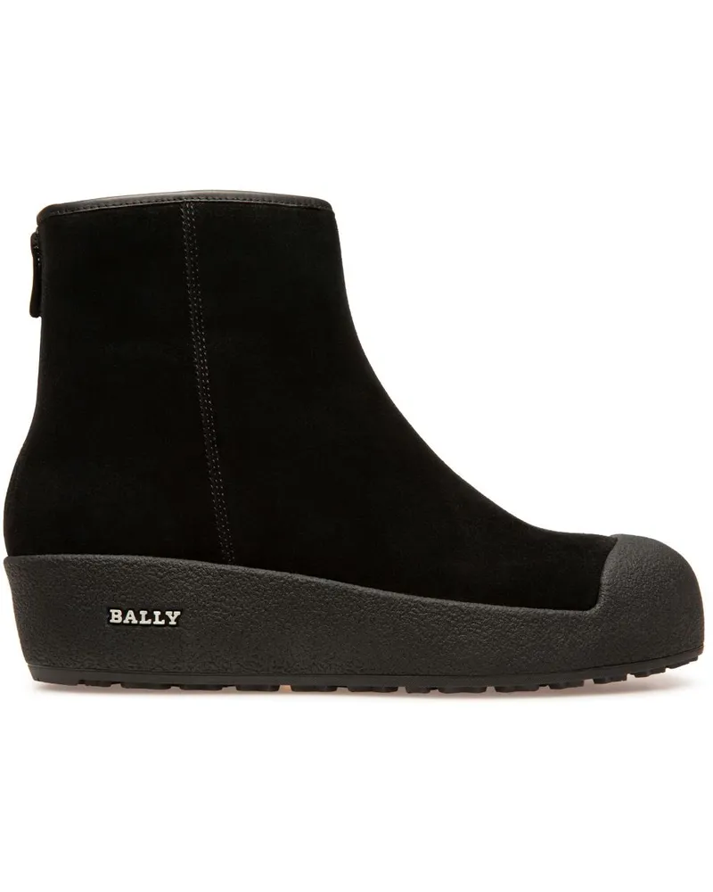 Bally Guard Wildlederstiefel - Schwarz Schwarz