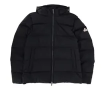 Gefütterte Kapuzenjacke - Schwarz